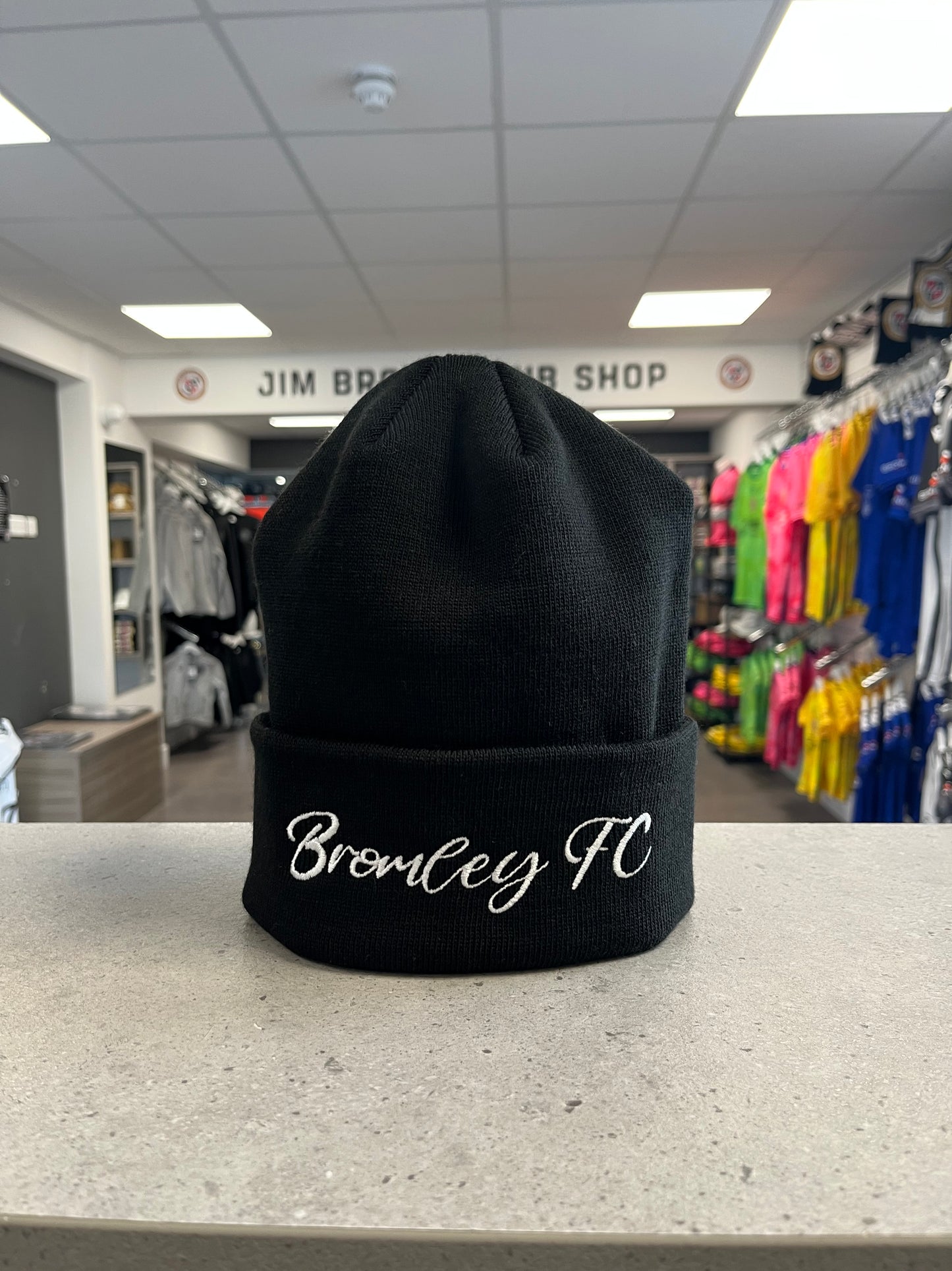Black Bromley FC Beanie Hat