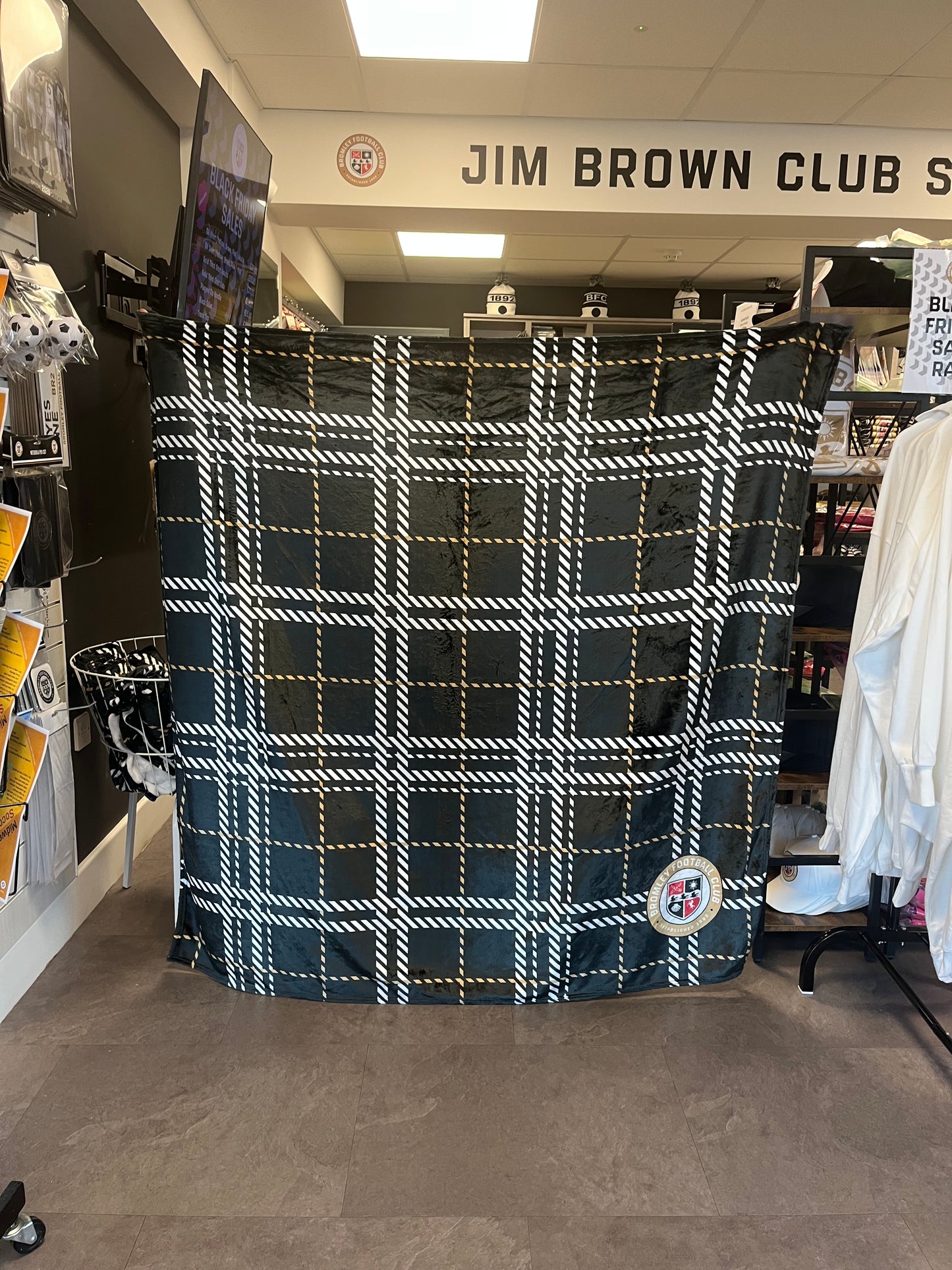 Bromley FC Tartan Blanket