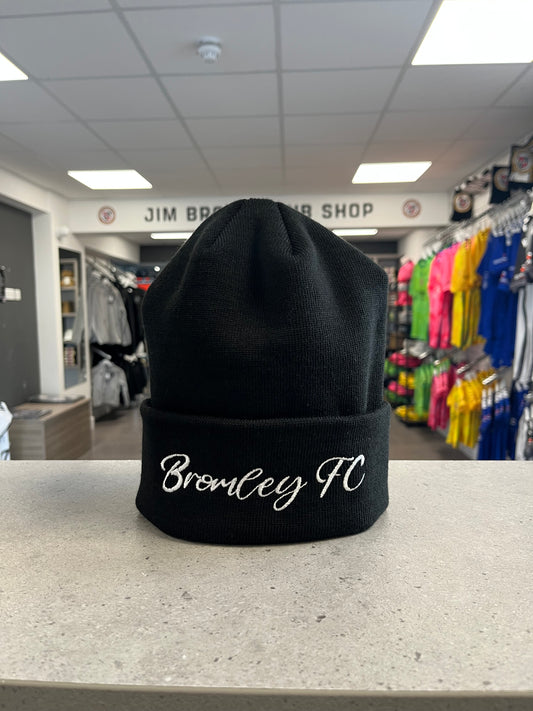Black Bromley FC Beanie Hat